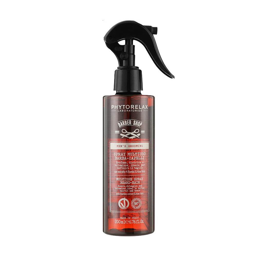 Уцінка! Чоловічий спрей для волосся та бороди Phytorelax Laboratories Men's Grooming Multiuse Spray Beard-Hair, 200 мл